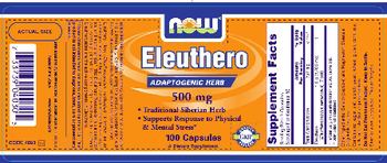 NOW Eleuthero 500 mg - supplement