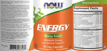 NOW Energy - supplement