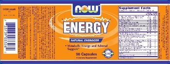 NOW Energy - supplement