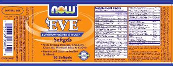 NOW Eve Softgels - supplement