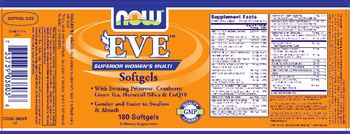 NOW Eve Softgels - supplement