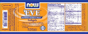 NOW Eve Softgels - supplement