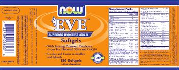 NOW Eve Softgels - supplement
