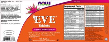 NOW Eve Tablets - supplement