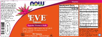 NOW Eve Tablets - supplement