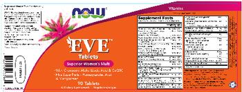 NOW Eve Tablets - supplement