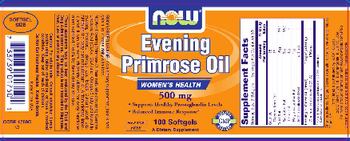 NOW Evening Primrose Oil 500 mg - supplement