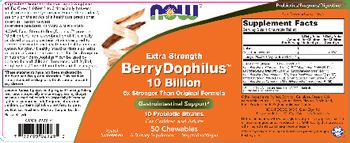 NOW Extra Strength Berry Dophilus 10 Billion - supplement