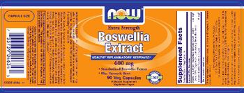 NOW Extra Strength Boswellia Extract Plus Turmeric Root - supplement