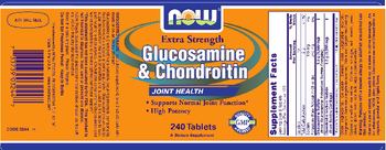 NOW Extra Strength Glucosamine & Chondroitin - supplement