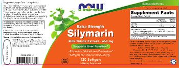 NOW Extra Strength Silymarin - supplement