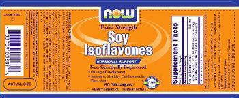 NOW Extra Strength Soy Isoflavones - supplement