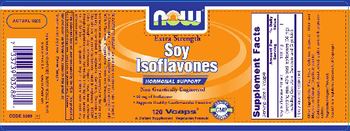 NOW Extra Strength Soy Isoflavones - supplement