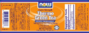 NOW Extra Strength Thermo Green Tea - supplement