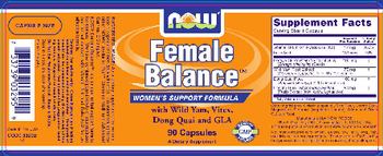 NOW Female Balance - supplement