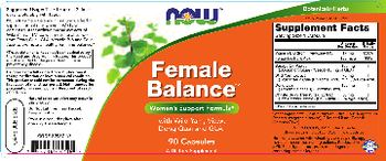 NOW Female Balance - supplement