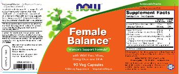 NOW Female Balance - supplement