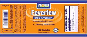 NOW Feverfew - supplement