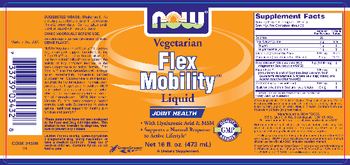 NOW Flex Mobility LIquid - supplement
