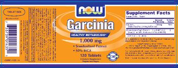 NOW Garcinia 1,000 mg - supplement