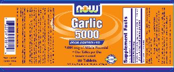 NOW Garlic 5000 - supplement