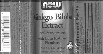 NOW Ginkgo Biloba Extract - an herbal supplement