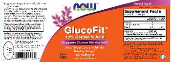 NOW GlucoFit - supplement