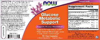 NOW Glucose Metabolic Support - supplement