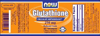 NOW Glutathione 250 mg - supplement