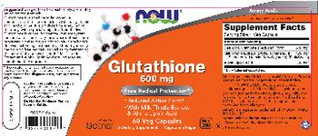 NOW Glutathione 500 mg - supplement