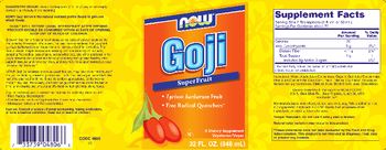 NOW Goji - supplement