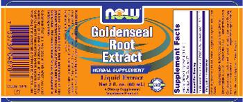NOW Goldenseal Root Extract - supplement