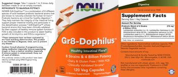 NOW Gr8-Dophilus - supplement