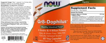 NOW Gr8-Dophilus - supplement