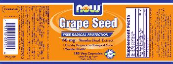 NOW Grape Seed 60 mg - supplement