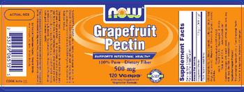 NOW Grapefruit Pectin 500 mg - supplement