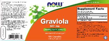 NOW Graviola 500 mg - supplement