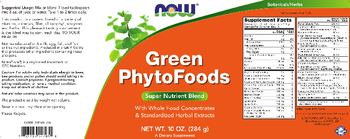 NOW Green PhytoFoods - supplement