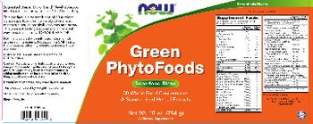 NOW Green PhytoFoods - supplement