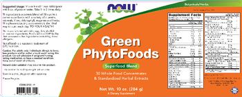 NOW Green PhytoFoods - supplement