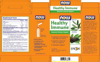 NOW Healthy Immune Seasonal Immune Support - supplement