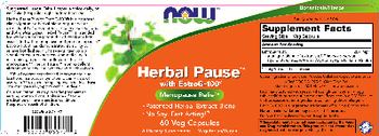 NOW Herbal Pause With EstroG-100 - supplement