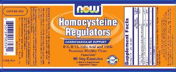 NOW Homocysteine Regulators - supplement