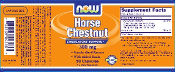 NOW Horse Chestnut 300 mg - supplement