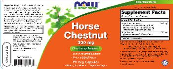NOW Horse Chestnut 300 mg - supplement