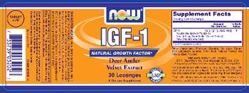 NOW IGF-1 - supplement