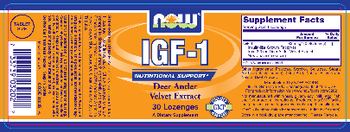 NOW IGF-1 - supplement
