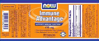 NOW Immune Advantage 450 mg - supplement