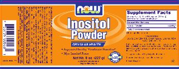NOW Inositol Powder - supplement