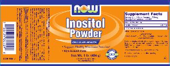 NOW Inositol Powder - supplement